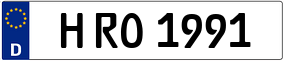 Truck License Plate